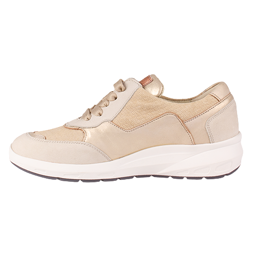 Waldlaufer Ladies Trainers - 831004 - Gold/Sand