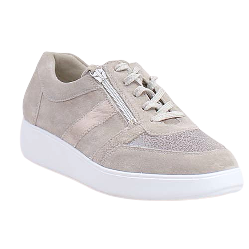 Waldlaufer Ladies Wide Fit Trainers - 622K01 - Grey