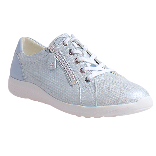 Waldlaufer Ladies Wide Fit Trainers - 634007 - Blue