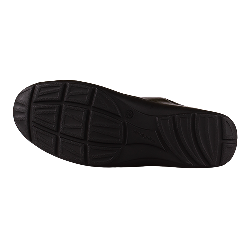 Black shoe sole on white background