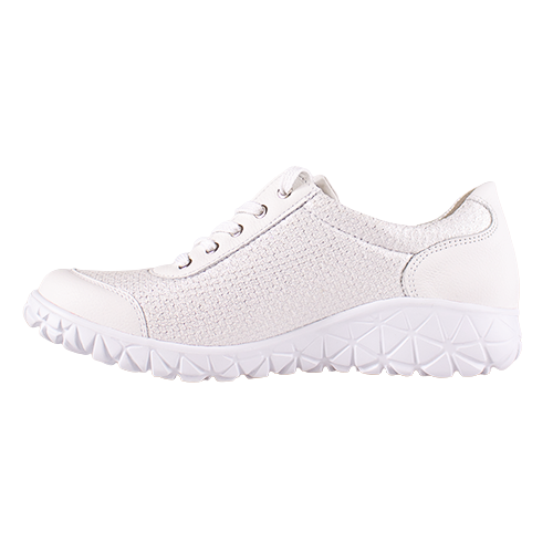 Waldlaufer Wide Fit Shoes - H89001 - White/Silver