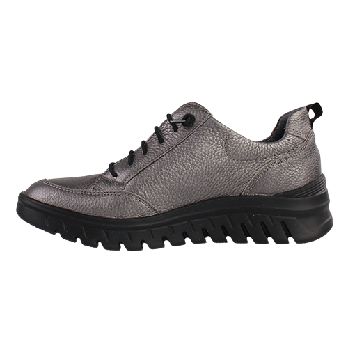 Waldlaufer Ladies Wide fit Trainers - 913002 - Pewter