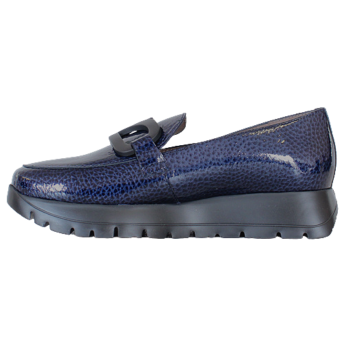 Wonders Flatform Loafers - A-2453 - Navy