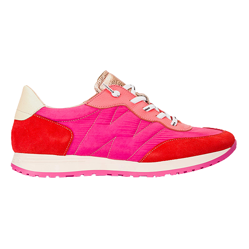 Wonders Ladies Trainers - A-4802 - Red/Pink