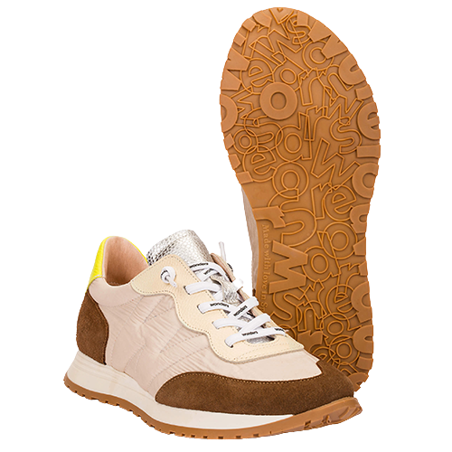 Wonders Ladies Trainers - A-4802 - Taupe