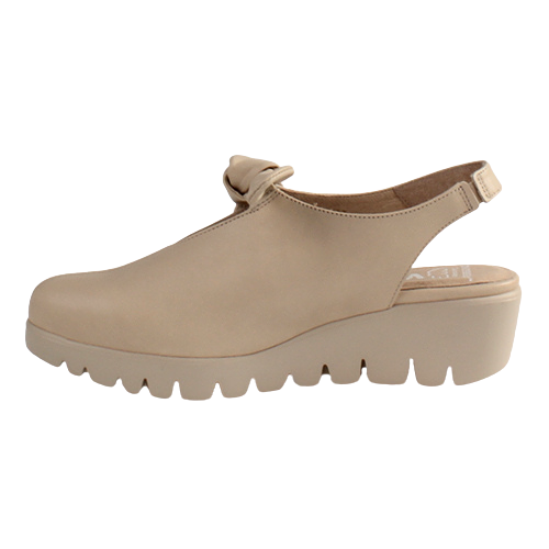 Wonders Ladies Wedge Sling-Back Sandals - C-33315 - Nude/Beige
