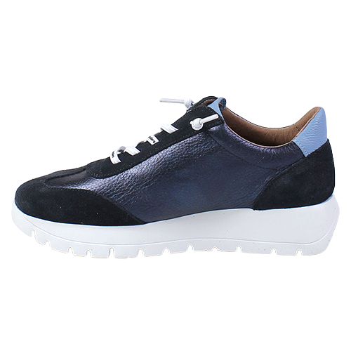 Wonders Racer Trainers - A-2476 - Navy/Blue
