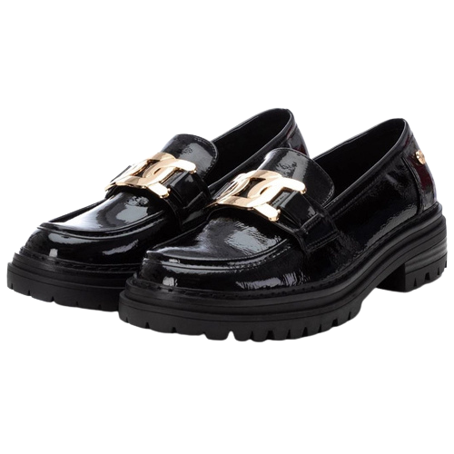 XTI Ladies Loafers - 141727 - Black
