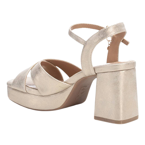 XTI Platform Sandals - 142356 - Gold