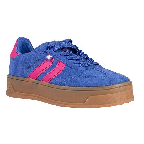 XTI Ladies Platform Trainers - 144586 - Blue