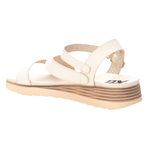 XTI Ladies Low Wedge Sandals -142897 - Off White