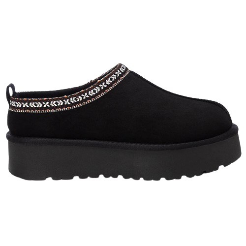 XTI Ladies Platform Mules - 143237 - Black