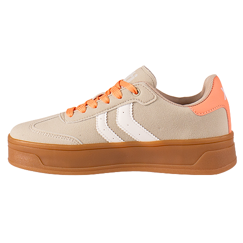XTI Ladies Trainers - 145016 - Beige/Orange