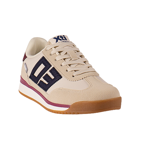 XTI Ladies Trainers - 145018 - Cream Suede