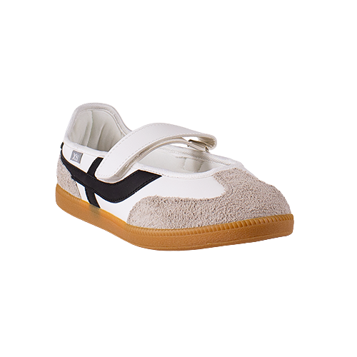 XTI Ladies Cross Strap Trainers - 145057 - White