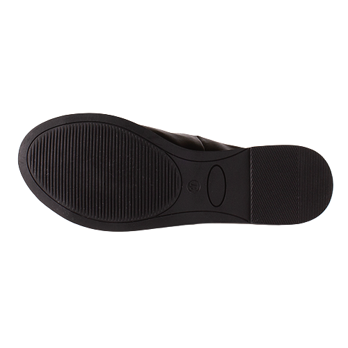 Zanni Flat Sandal - Agtan - Black