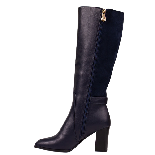 Zanni Ladies Knee Boots - Sukalami One - Navy