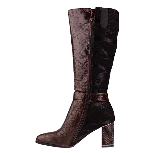 Zanni Ladies Knee Boots - Mataram One - Brown