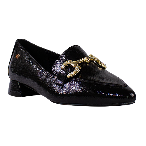 Zanni Ladies Loafers - Dalat One - Black Patent