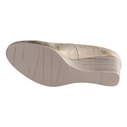 Zanni Wedge Shoes - Ruwais - Gold