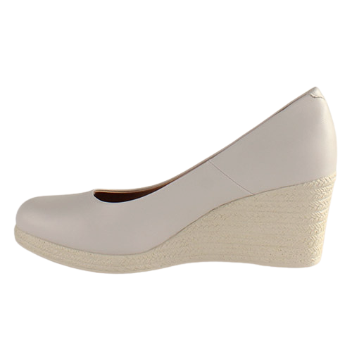 Zanni Wedge Shoes - Sila - White