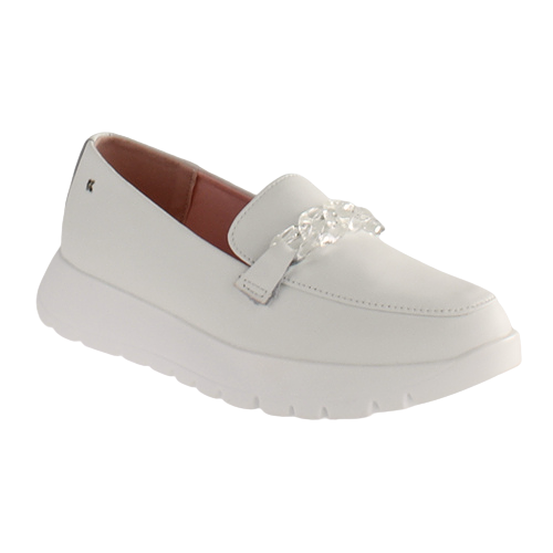 kate Appleby Ladies Loafers - Peria - White