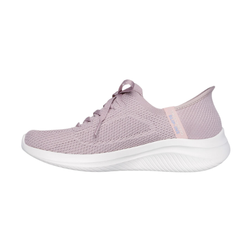 Skechers Ladies Ultra Flex Slip In Trainers - 150457 - Light Mauve