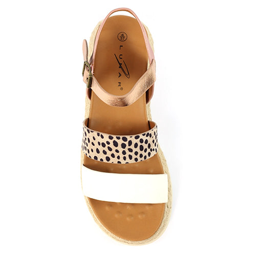 Lunar Summer Flatform Sandals - Summer - White