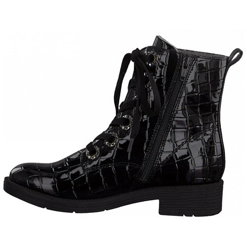 Jana Ankle Boots - 25264-29 - Black Croc