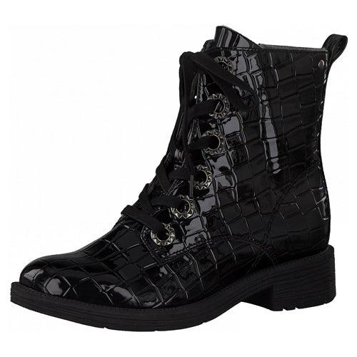 Jana Ankle Boots - 25264-29 - Black Croc