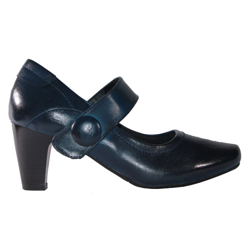 Redz Block Heel Courts- NL1170 - Navy