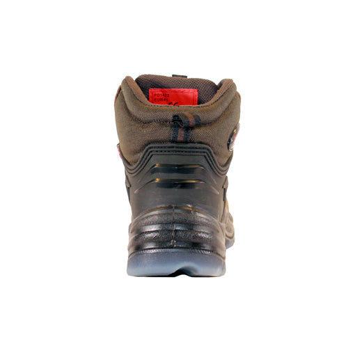 PM Steel Top Cap Boots - PD1422 - Brown