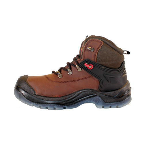 PM Steel Top Cap Boots - PD1422 - Brown