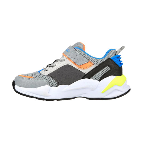 Skechers Ultra Surge Kids Velcro Trainers - 403742L - Grey/Multi