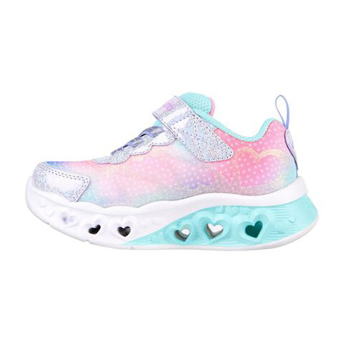 Skechers Flutter Hearts Lights Trainer - 302315N - Pink Multi