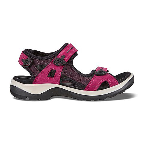 Ecco Ladies Offroad Sandals 69563 Burgundy Pink