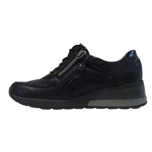 Waldlaufer Wide Fit Trainers - 939011 - Navy