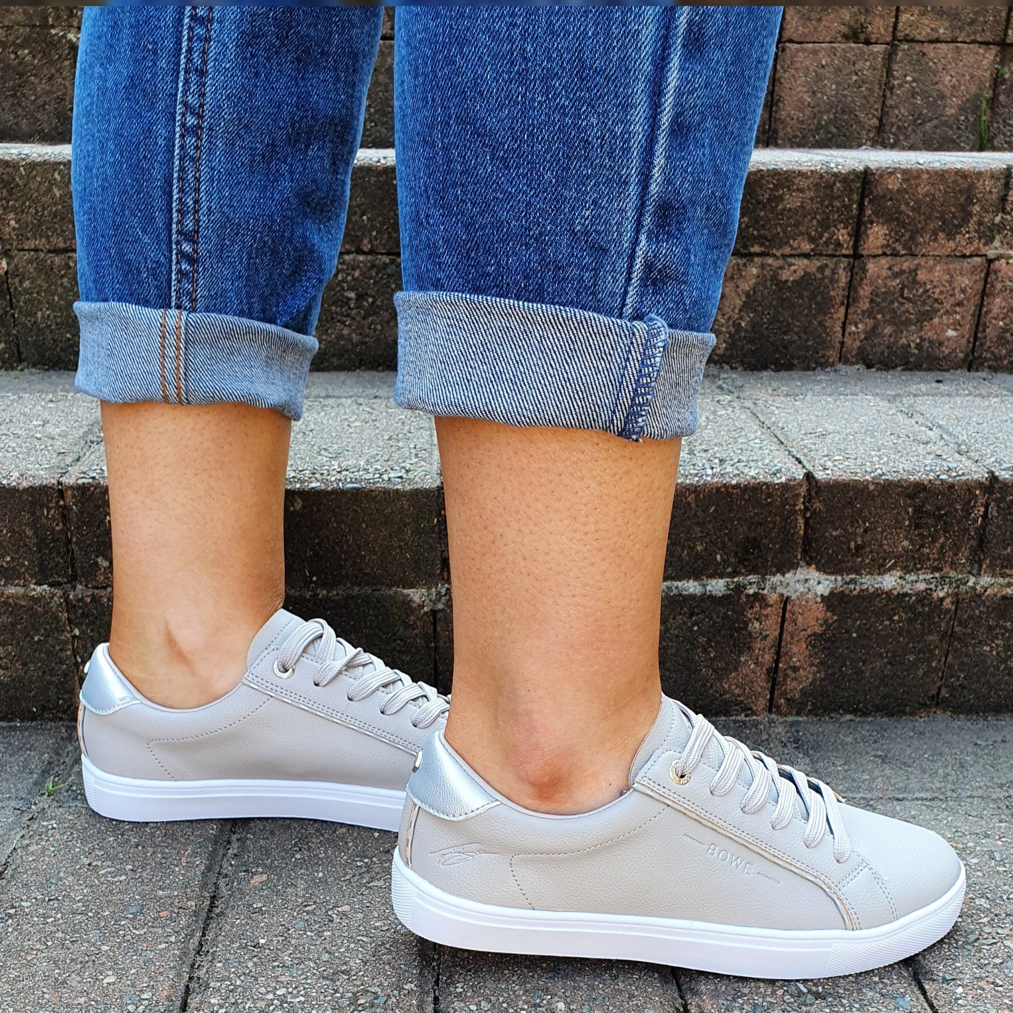 Tommy Bowe Ladies Trainers - Mc Dermott - Grey