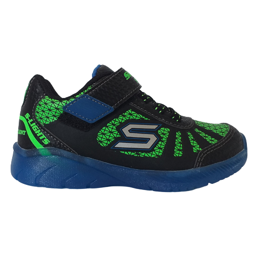 Skechers Trainers - 401520N- Black/Green