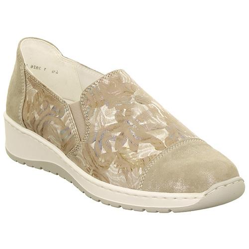 Ara Low Wedges - 17632 - Taupe