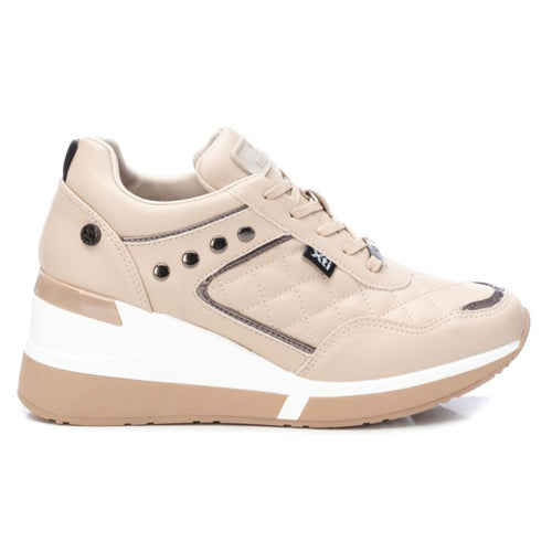 XTI Wedge Trainers - 140120 - Beige