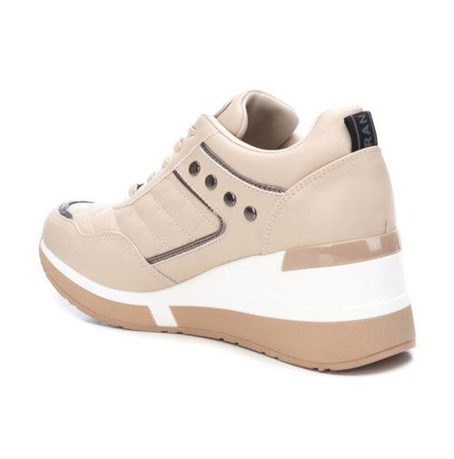 XTI Wedge Trainers - 140120 - Beige