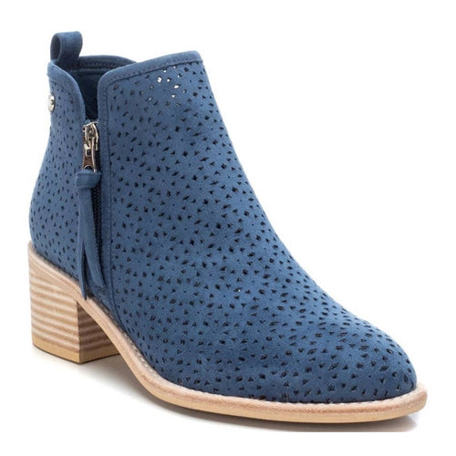 XTI Block Heel Ankle Boots - 140922 - Denim