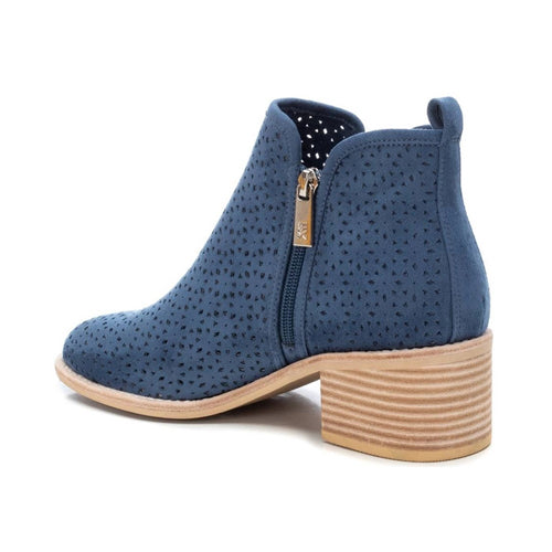 XTI Block Heel Ankle Boots - 140922 - Denim