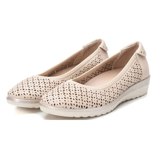 XTI Low Wedge Pumps- 141147 - Beige