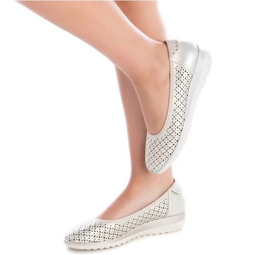 XTI Low Wedge Pumps - 141147 - Gold