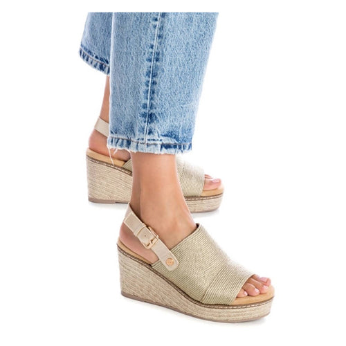 XTI Wedge Sandals - 141440 - Gold