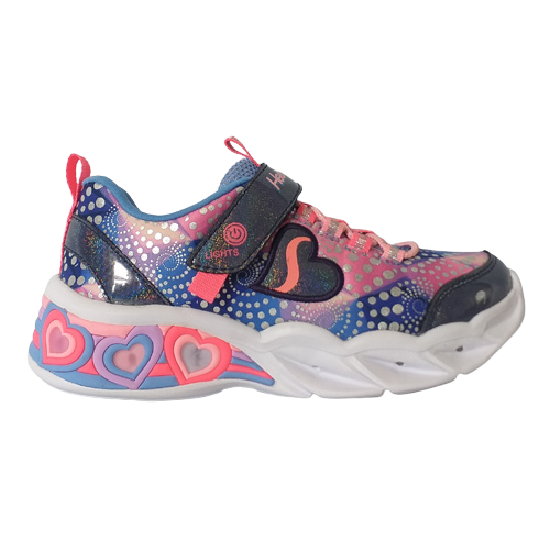 Skechers Kids Trainers - 302059 - Navy Multi