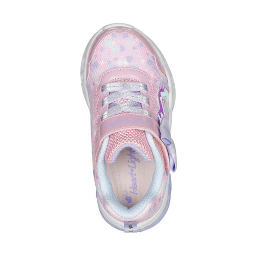 Skechers Kids Velcro Trainers - 302691N - Pink