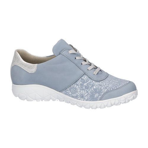 Waldlaufer Ladies Wide Fit Trainers - 389H01 - Blue